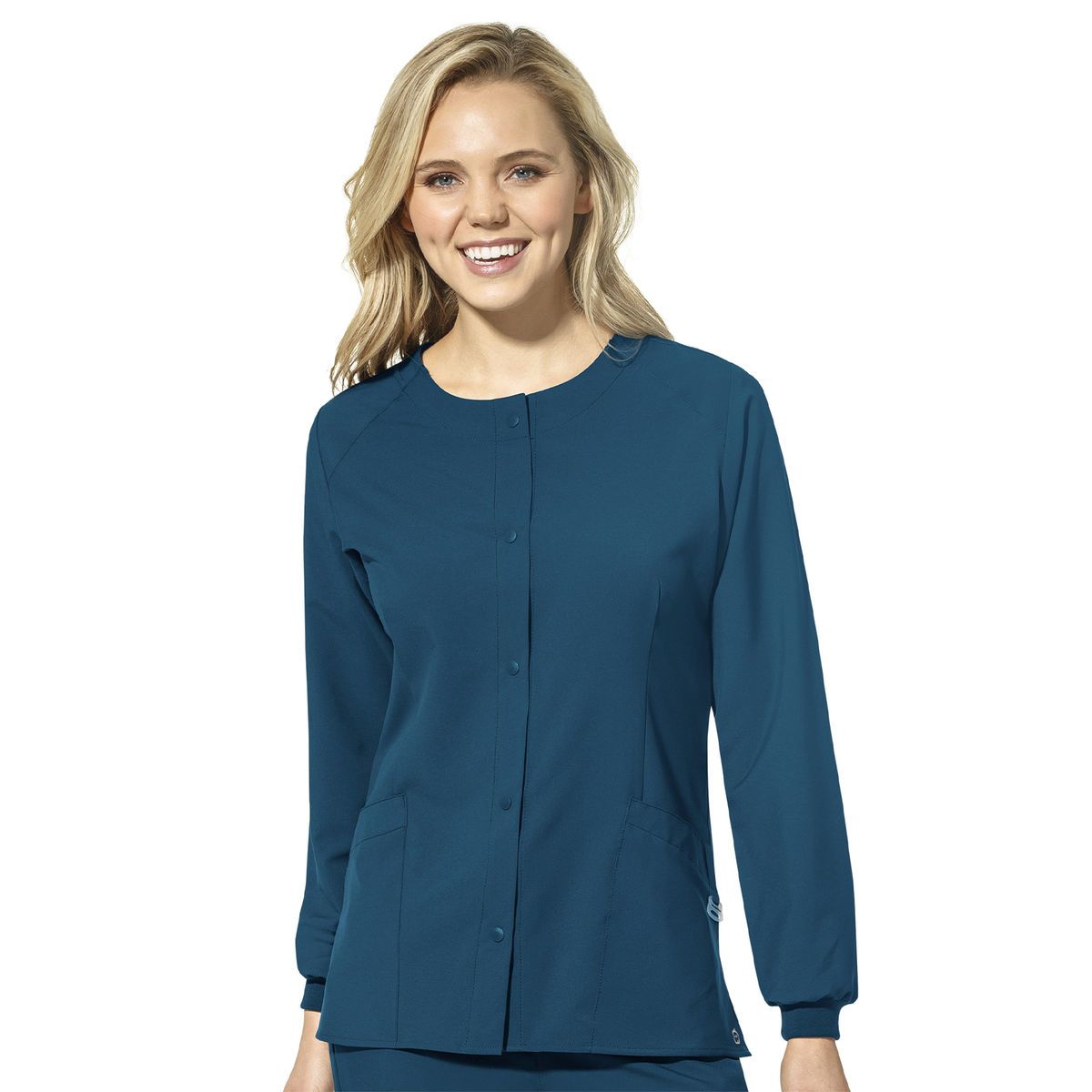 Wink - W123 - Women's Two-Pocket Crew Neck Jacket