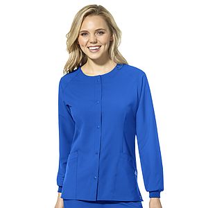 Wink - W123 - Women's Two-Pocket Crew Neck Jacket