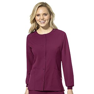 Wink - W123 - Women's Two-Pocket Crew Neck Jacket