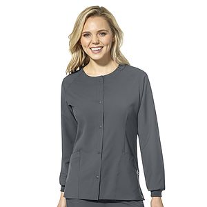 Wink - W123 - Women's Two-Pocket Crew Neck Jacket