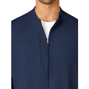 Wink - W123 - Men's Three-Pocket Zip-Front Warm-Up Jacket
