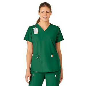 Carhartt Scrubs - Force Essentials - Women's Five-Pocket Modern Fit V-Neck Top
