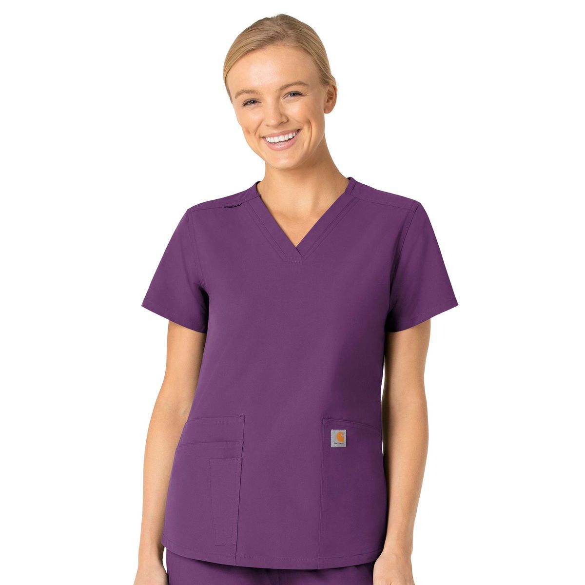 Carhartt Scrubs - Force Essentials - Women's Five-Pocket Modern Fit V-Neck Top