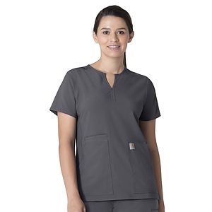 Carhartt Scrubs - Force Essentials - Women's Three-Pocket Notch Neck Top