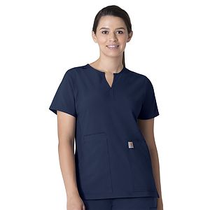Carhartt Scrubs - Force Essentials - Women's Three-Pocket Notch Neck Top