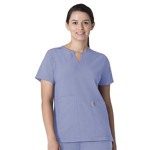 Carhartt Scrubs - Force Essentials - Women's Three-Pocket Notch Neck Top