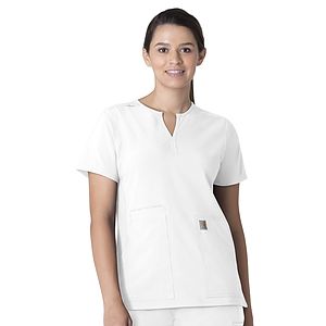 Carhartt Scrubs - Force Essentials - Women's Three-Pocket Notch Neck Top