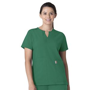 Carhartt Scrubs - Force Essentials - Women's Three-Pocket Notch Neck Top