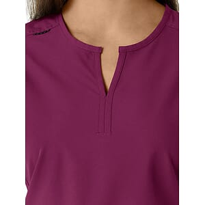 Carhartt Scrubs - Force Essentials Women's Notch Neck Tunic Knit Panel Top