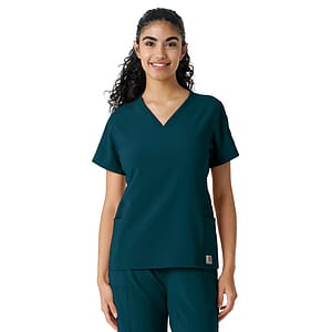 Carhartt Scrubs - Force Essentials - Women's Knit Panel Top