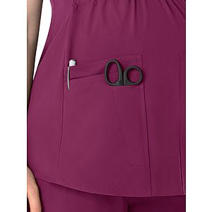 Carhartt Scrubs Force Essentials Women's Four-Pocket Henley Maternity Top
