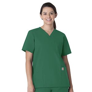 Carhartt Scrubs - Force Essentials - Unisex Seven-Pocket Modern Fit V-Neck Top
