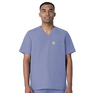 Carhartt Scrubs - Force Essentials - Men's Four-Pocket Modern Fit V-Neck Top