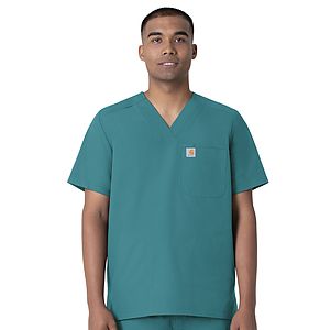 Carhartt Scrubs - Force Essentials - Men's Four-Pocket Modern Fit V-Neck Top