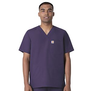 Carhartt Scrubs - Force Essentials - Men's Four-Pocket Modern Fit V-Neck Top