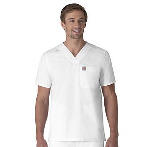 Carhartt Scrubs - Force Essentials - Men's Four-Pocket Modern Fit V-Neck Top