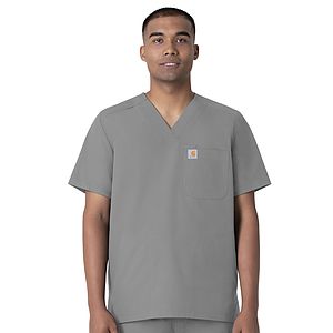 Carhartt Scrubs - Force Essentials - Men's Four-Pocket Modern Fit V-Neck Top