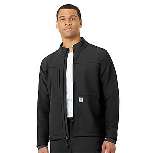 Carhartt Scrubs - Rugged Flex Peak - Men's Three-Pocket Bonded Fleece Jacket