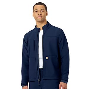 Carhartt Scrubs - Rugged Flex Peak - Men's Three-Pocket Bonded Fleece Jacket