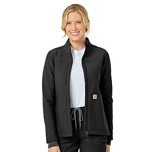 Carhartt Scrubs - Rugged Flex Peak - Women's Three-Pocket Bonded Fleece Jacket