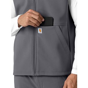 Carhartt Scrubs - Rugged Flex Peak - Men's Four-Pocket Bonded Fleece Vest