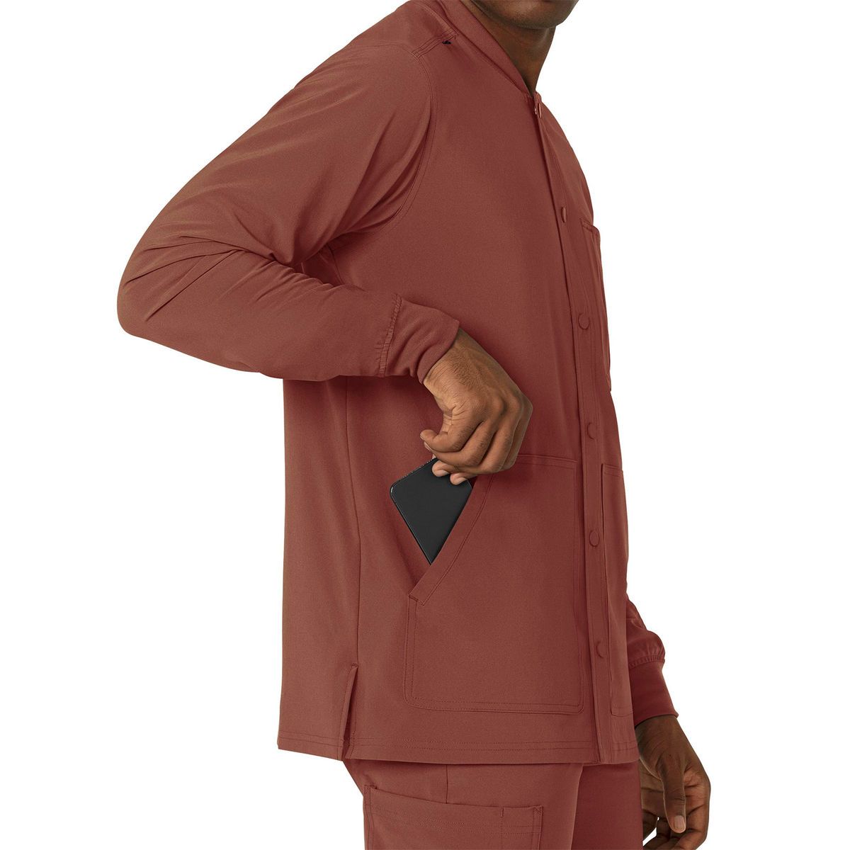 Carhartt Scrubs - Force Cross-Flex - Men's Five-Pocket Modern Fit Shirt Jacket
