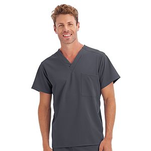Jockey - Unisex 1-Pocket V-Neck Top