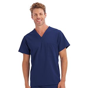 Jockey - Unisex 1-Pocket V-Neck Top