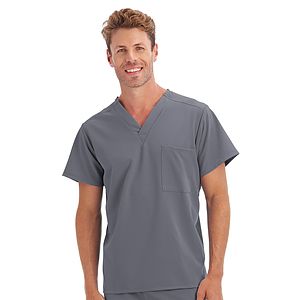 Jockey - Unisex 1-Pocket V-Neck Top