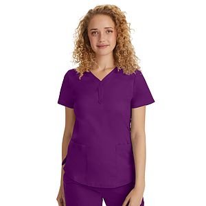 Healing Hands - Purple Label - Women's 2-Pocket Jane Triple-Needle Stitching Top