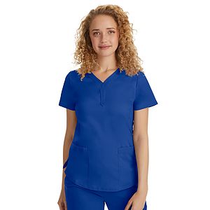Healing Hands - Purple Label - Women's 2-Pocket Jane Triple-Needle Stitching Top
