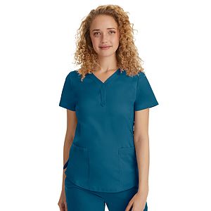 Healing Hands - Purple Label - Women's 2-Pocket Jane Triple-Needle Stitching Top