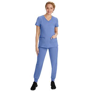Healing Hands - HH Purple Label - Women's 2-Pocket Juliet Stylish V-Neck Top