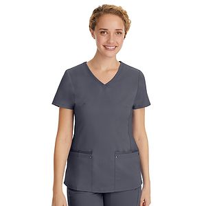 Healing Hands - Purple Label - Women's 2-Pocket Juliet Stylish V-Neck Top
