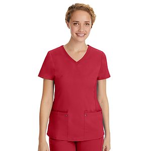 Healing Hands - Purple Label - Women's 2-Pocket Juliet Stylish V-Neck Top