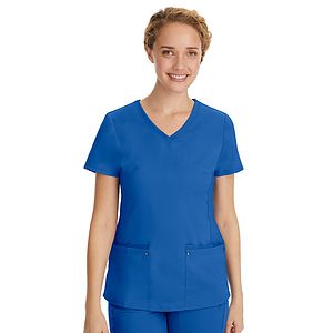 Healing Hands - Purple Label - Women's 2-Pocket Juliet Stylish V-Neck Top