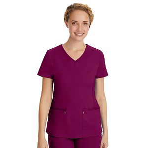 Healing Hands - Purple Label - Women's 2-Pocket Juliet Stylish V-Neck Top
