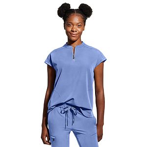 Healing Hands - 360 - Women's 2-Pocket Sandy Mandarin Collar Top