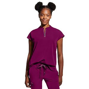 Healing Hands - 360 - Women's 2-Pocket Sandy Mandarin Collar Top