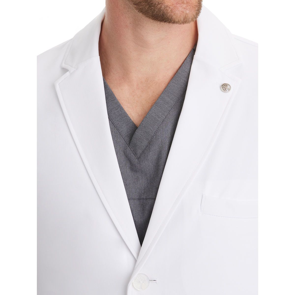 Healing Hands - The White Coat - Men's Five-Pocket 35.5" Logan Lab Coat