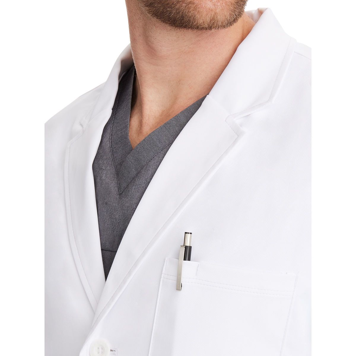 Healing Hands - The White Coat - Men's Five-Pocket 30.5" Leo Consultation Lab Coat
