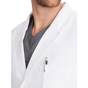 Healing Hands - The White Coat - Men's Five-Pocket 30.5" Leo Consultation Lab Coat