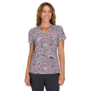 koi - Basics - Women's Athletic-Inspired, Breathable Mesh Leslie Top