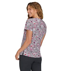 koi - Basics - Women's Athletic-Inspired, Breathable Mesh Leslie Top