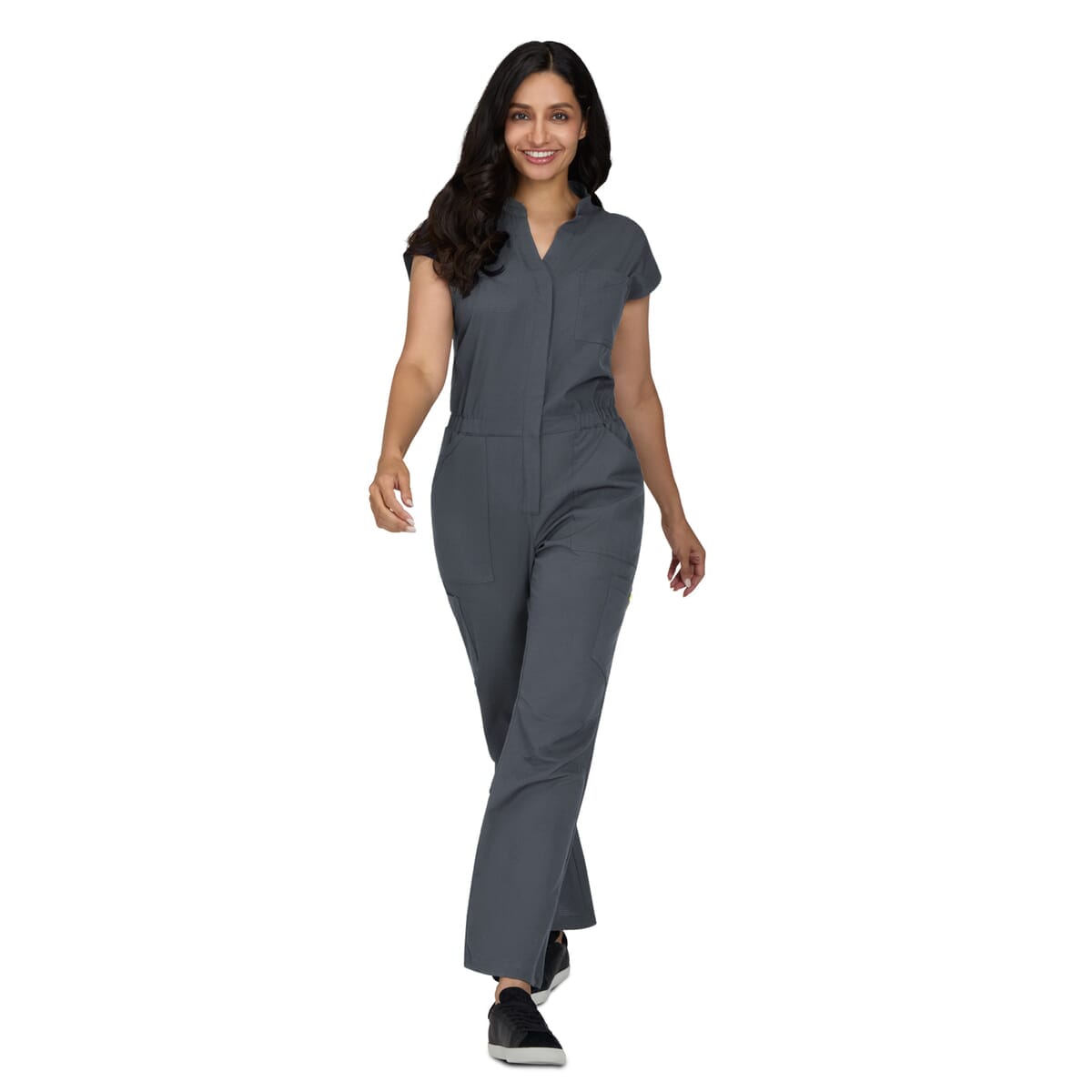 koi - Solis - Women's Zipper Front 9-Pocket Boot Cut Anja Jumpsuit