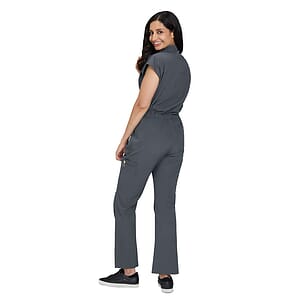 koi - Solis - Women's Zipper Front 9-Pocket Boot Cut Anja Jumpsuit