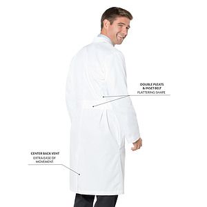 Landau - Essential Lab Coats - Men's Three-Pocket 43.5" Full-Length Lab Coat