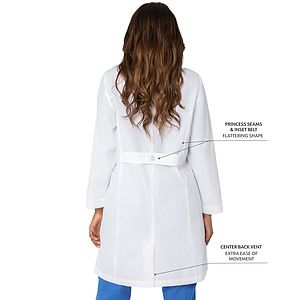 Landau - Essential Lab Coats - Women's Three-Pocket 38" Full-Length Lab Coat