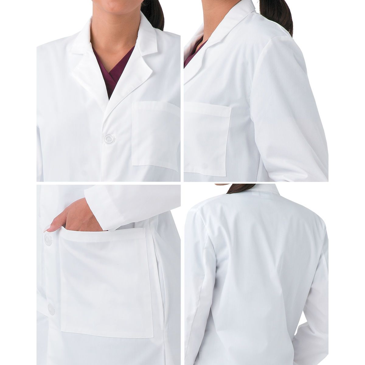 Landau - Essentials - Unisex Three-Pocket 39" Full-Length Lab Coat