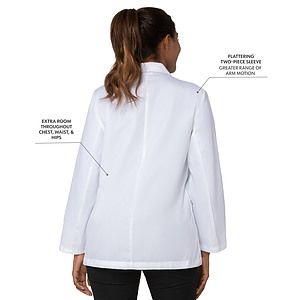 Landau - Essential Lab Coats - Women's Five-Pocket 28.5" Consultation Lab Coat